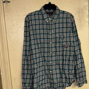 Paul Smith Jeans large men plaid shirt (OLmenbag)